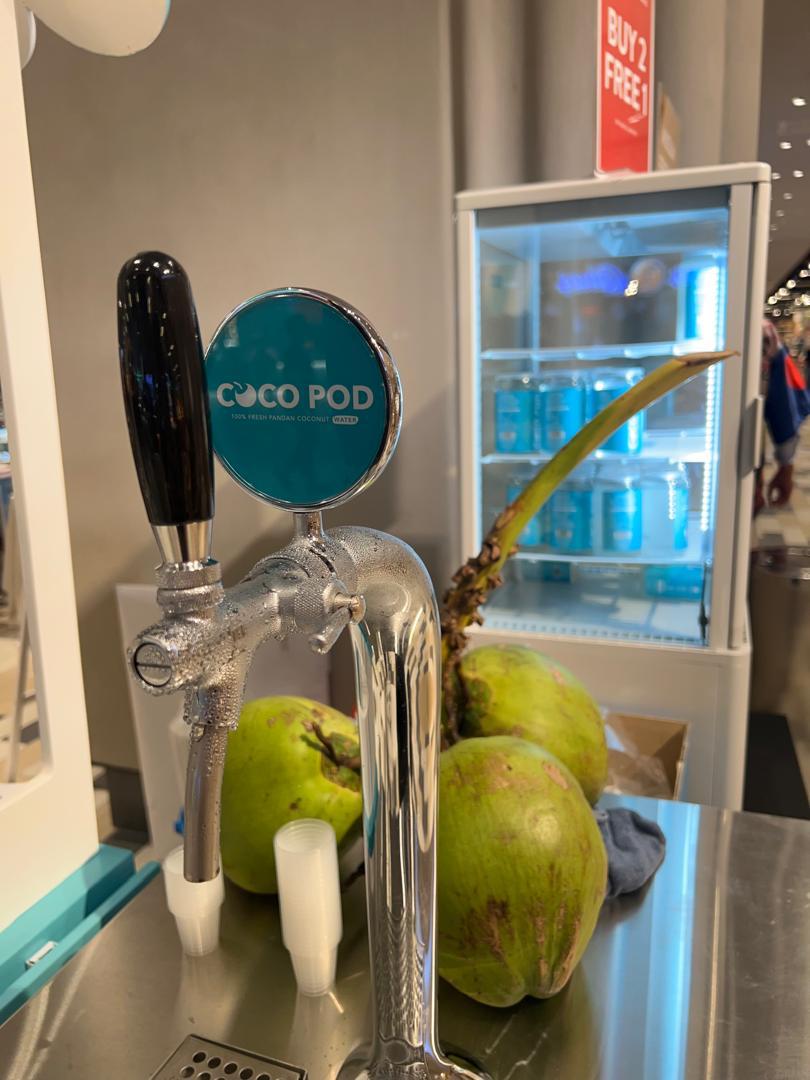 Cocopod sampling activation with shoppers