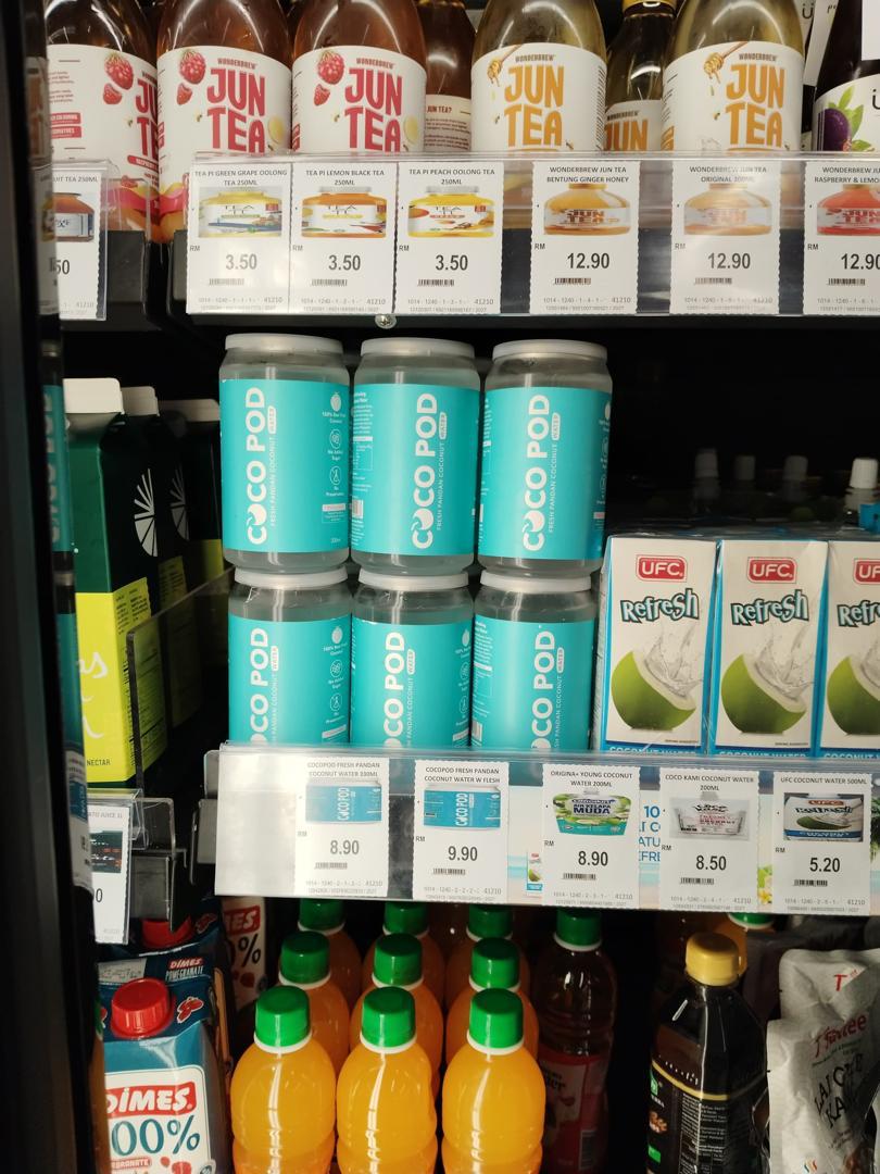 Cocopod shelf placement